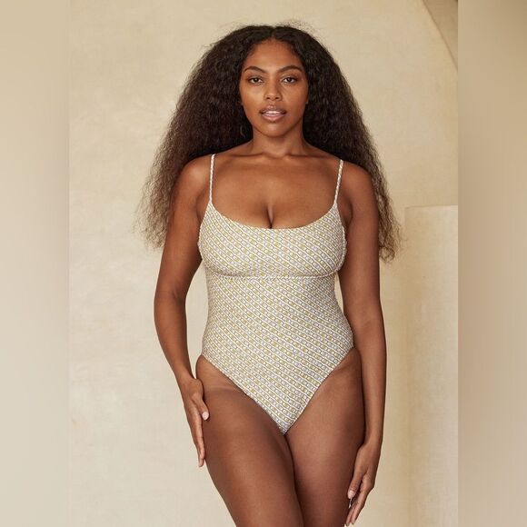 MONDAY SWIMWEAR SAUSALITO ONE PIECE - SUN LYNX GEO SIZE LARGE - Worn once! - Picture 6 of 12